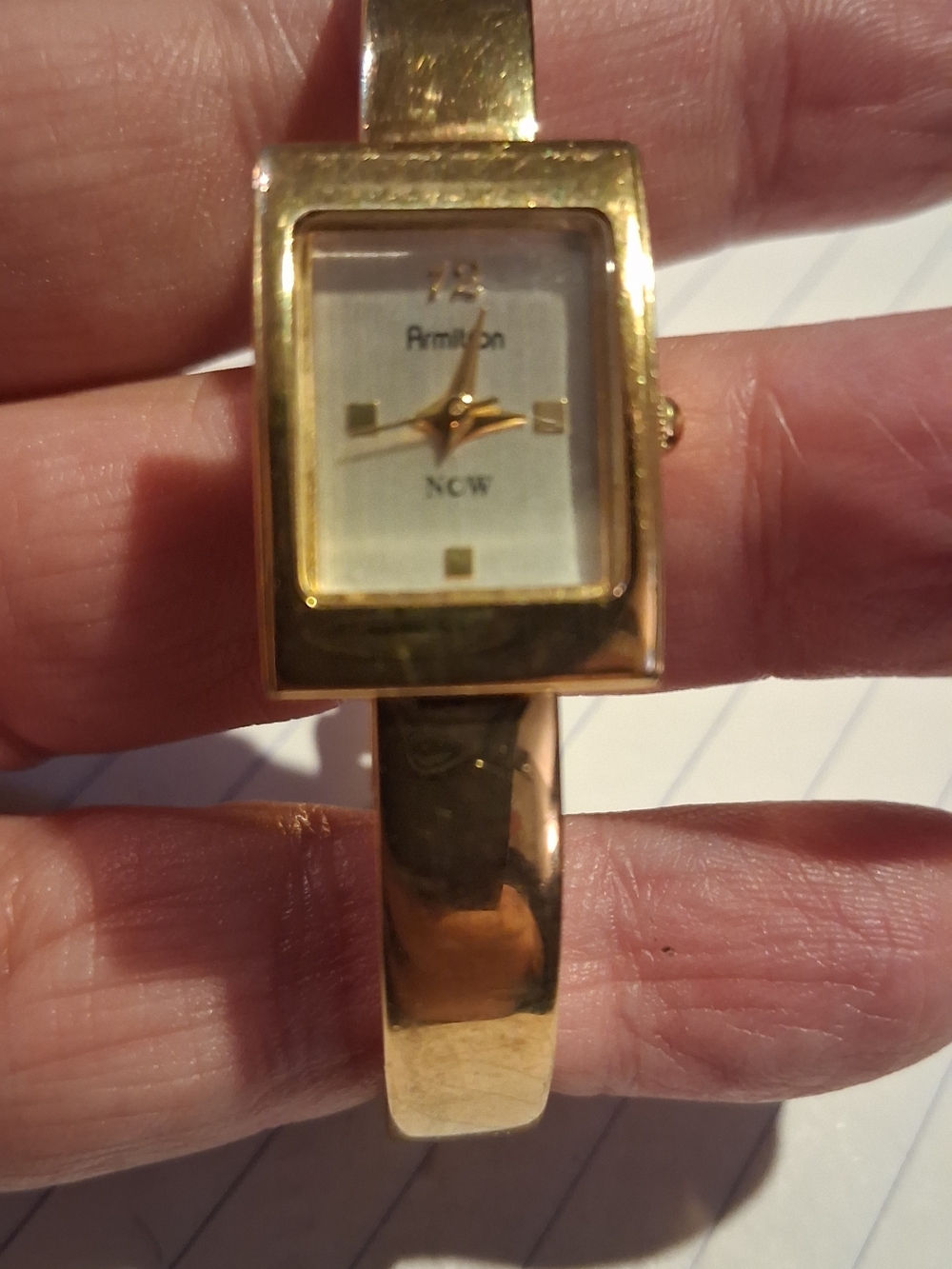 Armitron Gold-Tone Women's Bangle Watch - Elegant Gold